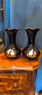 Limoges vazen met bladgoud  22k,h 19 cm, Ophalen
