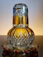 Carafe Val Saint Lambert avec verre, Antiquités & Art, Antiquités | Verre & Cristal, Enlèvement ou Envoi