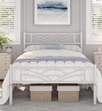 Cadre de lit avec matelas en parfait état, Maison & Meubles, Chambre à coucher | Lits, 90 cm, Enlèvement, Blanc, Une personne