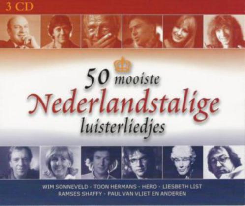 50 Mooiste Nederlandstalige Luisterliedjes ( 3 x CD ), Cd's en Dvd's, Cd's | Nederlandstalig, Ophalen of Verzenden