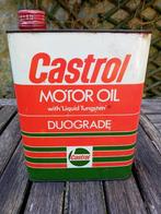 vintage olieblik CASTROL Motor Oil Duograde, Verzamelen, Merken en Reclamevoorwerpen, Ophalen of Verzenden, Gebruikt, Verpakking