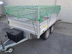 Dubbelasser met lofrekken 750 kg, Auto diversen, Aanhangers en Bagagewagens, Ophalen, Zo goed als nieuw