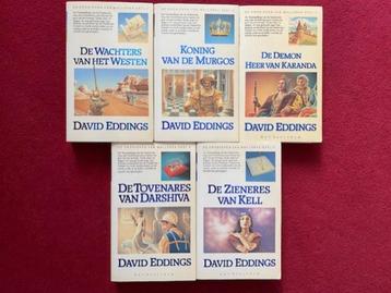 DAVID EDDINGS DE KRONIEKEN VAN MALLOREA DE COMPLETE SET IN G beschikbaar voor biedingen