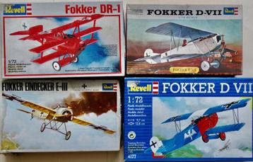 REVELL 1:72 - 4 x FOKKER beschikbaar voor biedingen