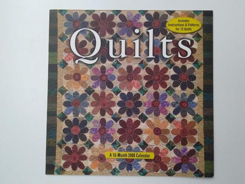 2008 Quilts calendar + hoes + patronen, Hobby en Vrije tijd, Borduren en Borduurmachines, Nieuw, Overige typen, Ophalen of Verzenden