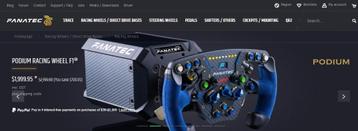 Fanatec Exclusive DD1 met Steering Wheel F1 PS 4-5/PC/Xbox beschikbaar voor biedingen