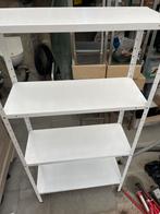 Metalen rek met 4 legplanken in metaal 150x76x30, Ophalen, Zo goed als nieuw