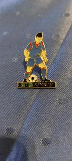 pin/Speldje : Loto Sportif / Voetbal / Blauw-rood, Collections, Broches, Pins & Badges, Comme neuf, Sport, Envoi, Insigne ou Pin's