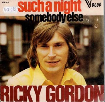 Vinyl, 7"   -   Ricky Gordon – Such A Night / Somebody Else beschikbaar voor biedingen