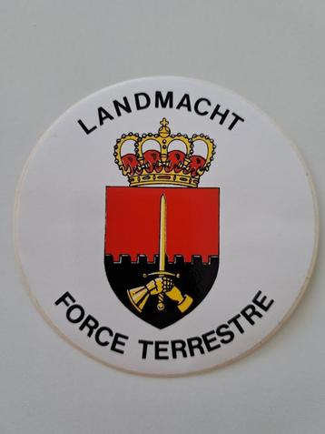 Vintage Sticker - Landmacht - Force Terrestre