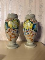 Ensemble de 2 vases anciens peints à la main, Enlèvement