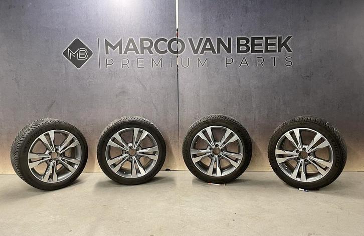 18 Inch Mercedes C klasse winter wielen set, Auto-onderdelen, Banden en Velgen, Banden en Velgen, Winterbanden, 18 inch, Personenwagen
