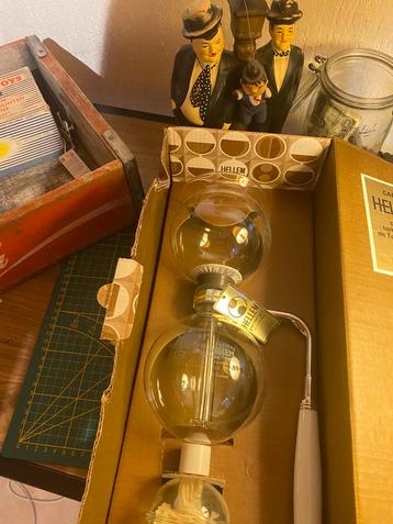 Cafetière Hellem Pyrex 6 Tasses Modèle Déposé,Neuve,Complète beschikbaar voor biedingen