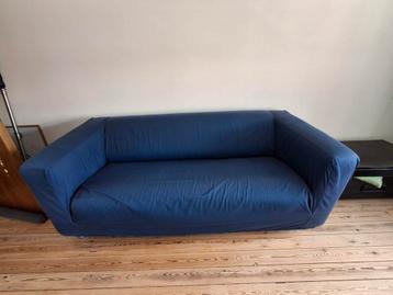 Blauwe zetel, Huis en Inrichting, Ophalen, Gebruikt