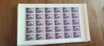 volledige vellen postzegels belgie 4, Ophalen of Verzenden