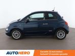 Fiat 500 1.2 Lounge (bj 2019), Auto's, Fiat, Voorwielaandrijving, 4 zetels, Stof, Blauw