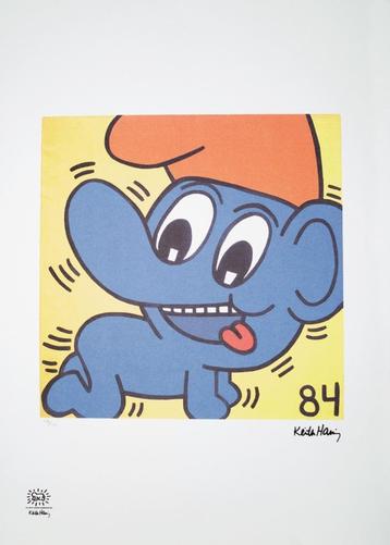 Keith Haring - SMURF 84 beschikbaar voor biedingen