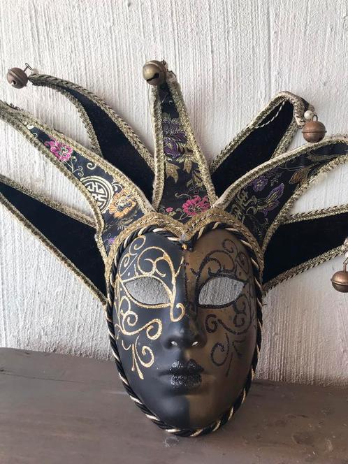 Venetiaans masker - Italy handpainted, Antiek en Kunst, Curiosa en Brocante, Ophalen