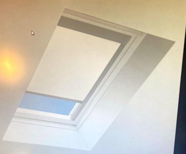 Velux verduisterend rolgordijn - GGL304, wit, Huis en Inrichting, Stoffering | Gordijnen en Lamellen, Nieuw, Wit, Ophalen