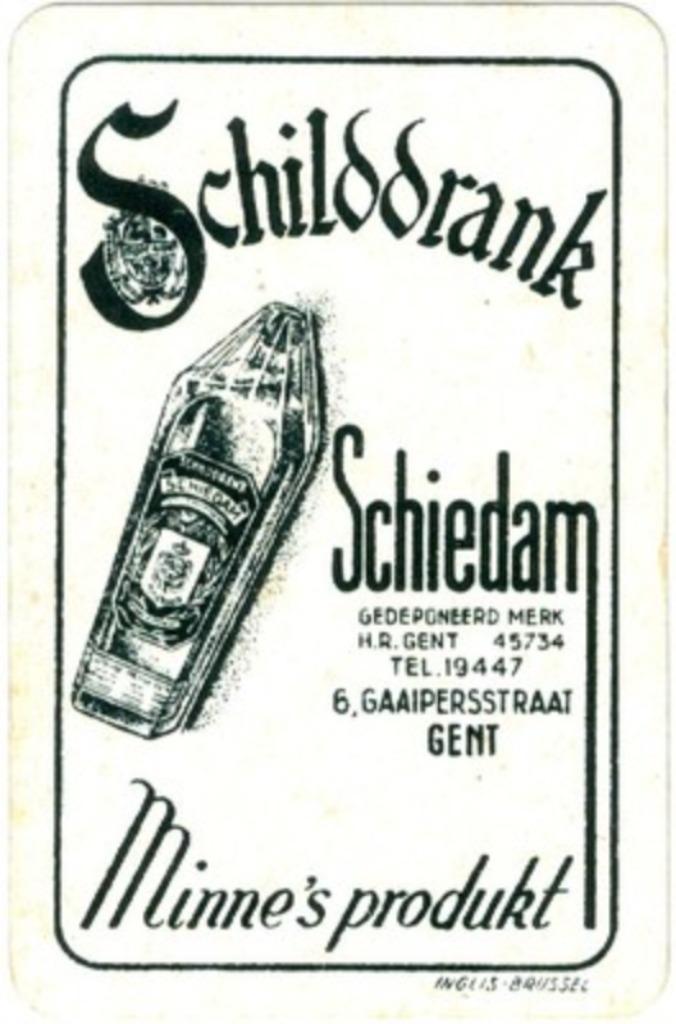 GEZOCHT: OUDE SPEELKAARTEN GENT RECLAME DRANK JENEVER LIKEUR, Verzamelen, Speelkaarten, Jokers en Kwartetten, Gebruikt, Speelkaart(en)