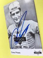 Wielerkaart 1976 team frisol cees priem signe, Envoi