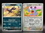 Pokémon : Liepard & Loudred - Paradox Rift - Reverse Holo, Foil, Enlèvement ou Envoi, Plusieurs cartes, Neuf