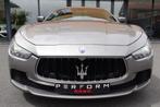 Maserati Ghibli 3.0D* 275PK*KEYLESS*MEMO*RED INTERIOR*+1J GR, Auto's, Maserati, Te koop, Zilver of Grijs, Berline, 202 kW