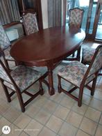 Mooie eetkamer te koop, moet weg wegens verbouwingen!, Huis en Inrichting, Ophalen, Gebruikt, Oxford Engelse stijl, 4 tot 6 stoelen