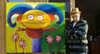 Groot oud schilderij, 'the return of the king' WEG IS WEG, Antiek en Kunst, Kunst | Schilderijen | Modern, Ophalen