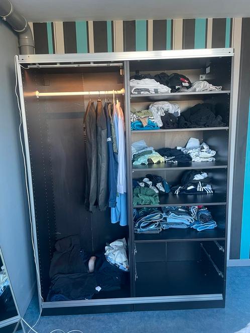 Kleerkast ikea 150x60x202, Huis en Inrichting, Kasten | Kleerkasten, Gebruikt, 150 tot 200 cm, 150 tot 200 cm, 50 tot 75 cm, Met plank(en)