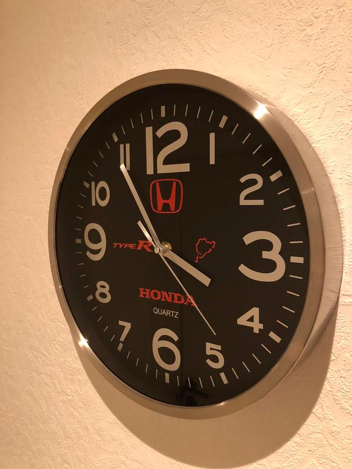 zeer zeldzame wandklok Honda/type R/Nürburgring, Huis en Inrichting, Woonaccessoires | Klokken, Ophalen of Verzenden