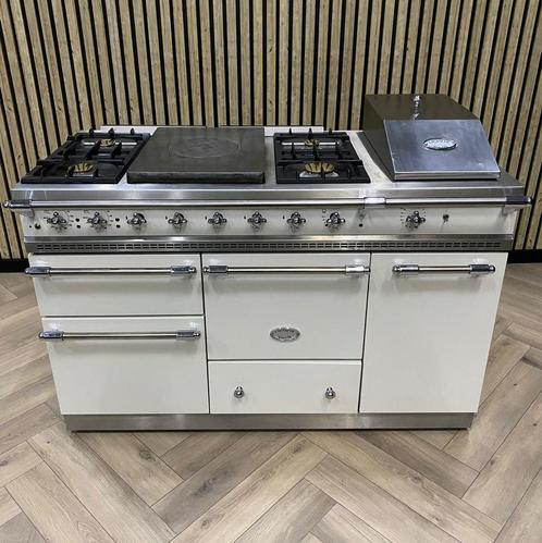Prachtige Lacanche crème 140cm + Pizzaoven Vol Opties!, Elektronische apparatuur, Fornuizen, Elektrisch, Grill, Ophalen of Verzenden