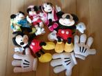 Lot de 5 Mickey peluche et 3 gants de Mickey, Enlèvement, Utilisé