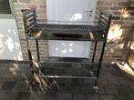 Inox barbecue, Ophalen, Zo goed als nieuw, Met accessoires