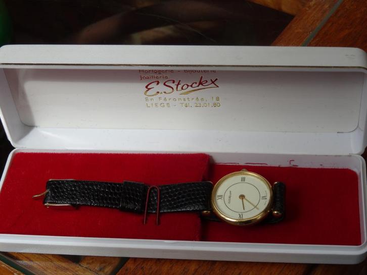 Emile Pequignet kwaliteitshorloge, Handtassen en Accessoires, Horloges | Dames, Gebruikt, Polshorloge, Leer, Ophalen of Verzenden