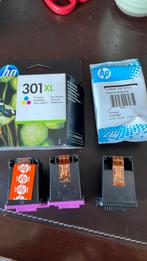 HP 301XL originele high-capacity drie-kleuren inktcartridge, Informatique & Logiciels, Comme neuf, Cartridge, HP, Enlèvement ou Envoi