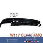 W117 CLA 45 AMG Diffuser zwart achterbumper spoiler CLA45 AM, Auto diversen, Tuning en Styling, Ophalen of Verzenden, -, -, -