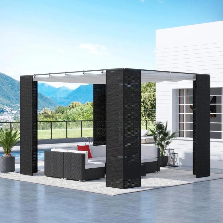 Outsunny Pergola 3 X 3, Tuin en Terras, Overkappingen, Nieuw, Ophalen