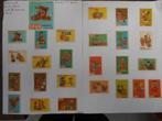 Étiquettes Flintstones Spar 1967, étiquettes assorties, Collections, Jouets miniatures, Utilisé, Enlèvement ou Envoi