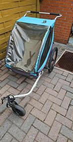 Fietskar thule coaster xt met babyschelp, Fietsen en Brommers, Ophalen, Gebruikt, Kinderkar, Thule
