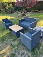Lounge set, Tuin en Terras, 4 zitplaatsen, Kunststof, Ophalen of Verzenden, Loungeset