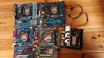 Moederborden LGA 1155 1150 DEFECT beschikbaar voor biedingen