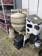 Betonmolen, Ophalen, Gebruikt