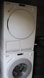 Miele wasmachine , Miele droogkast, Ophalen, Zo goed als nieuw, Voorlader, 85 tot 90 cm
