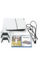 PS5 SLIM + 2 MANETTES + 2 JEUX + STATION DE CHARGE, Games en Spelcomputers, Ophalen, Zo goed als nieuw