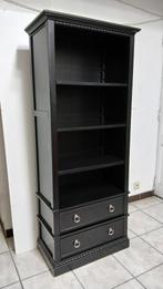 Zwarte boekenkastplanken met 2 laden, Huis en Inrichting, Ophalen
