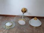 Set van 6 lampen voor plafond en muur, Ophalen, Gebruikt, Glas