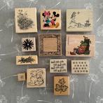 Lot nr 5 - 12 houten stempels, Hobby en Vrije tijd, Verzenden, Zo goed als nieuw