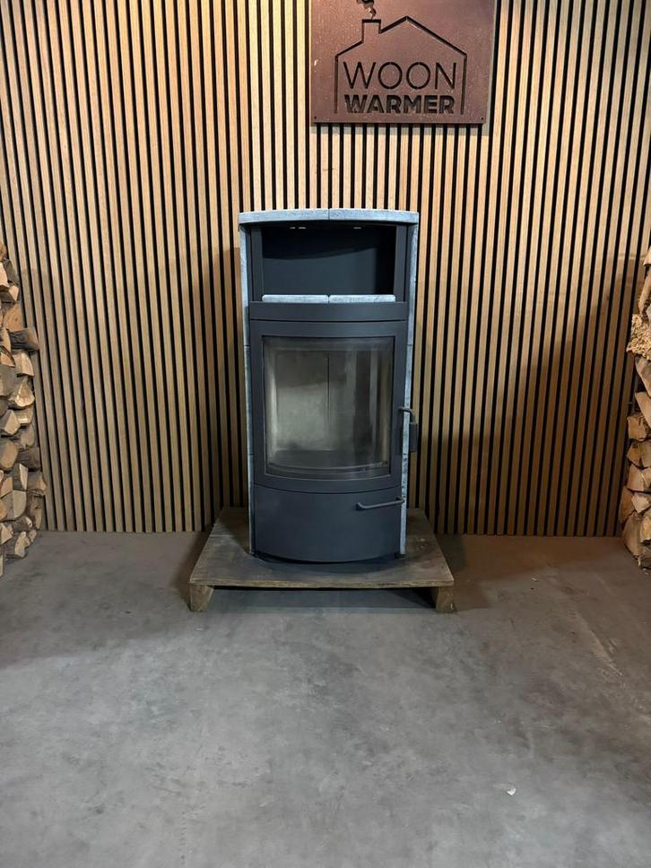 25230 Speksteenkachel 7kw, Huis en Inrichting, Kachels, Gebruikt, Houtkachel, Hout, Ophalen