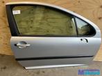 PEUGEOT 207 zilver EZR rechts 3Deurs deur portier2006-2015, Gebruikt, Peugeot, Deur